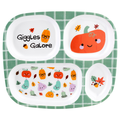 Smart Living Harvest Divided Plate Giggles Galore Pumpkin
