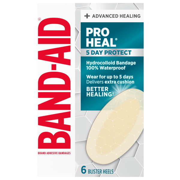 Band-Aid Pro Heal Waterproof Hydrocolloid Bandages