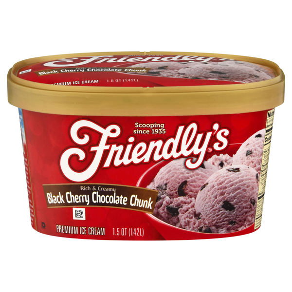 Friendly's Black Cherry Chocolate Chunk Ice Cream