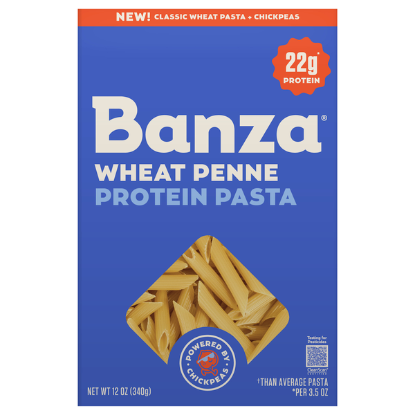 Banza Wheat Penne Protein Pasta