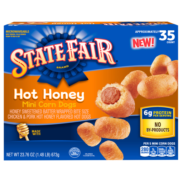 State Fair Hot Honey Mini Corn Dogs - apx 35 ct Frozen