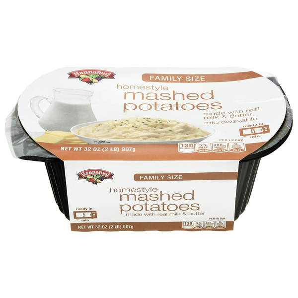 Hannaford Homestyle Mashed Potatoes Family Size