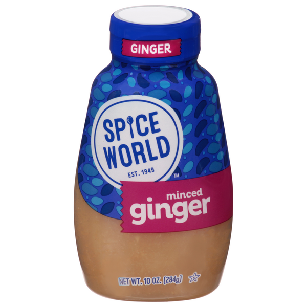 Save on Spice World Ginger Minced Squeeze Order Online Delivery Stop