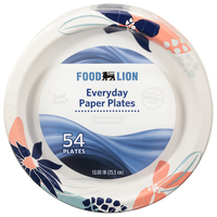 Food Lion Everyday Paper Plates 10.06 Inch