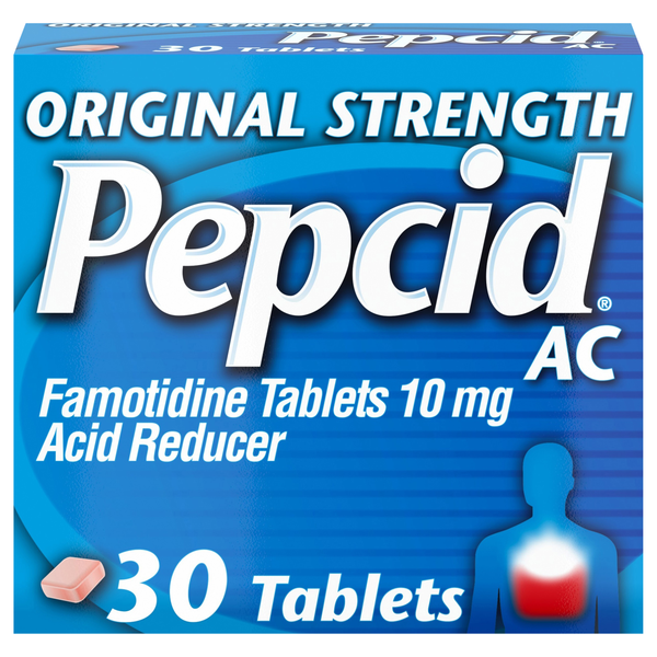 Pepcid AC Acid Reducer Famotidine 10 mg Tablets