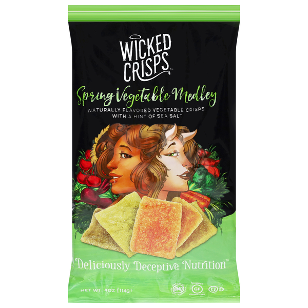 Wicked Crisps Spring Vegetable Medley Crisps