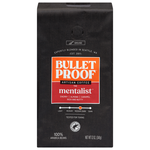 Bulletproof The Mentalist Medium-Dark Roast Ground Coffee