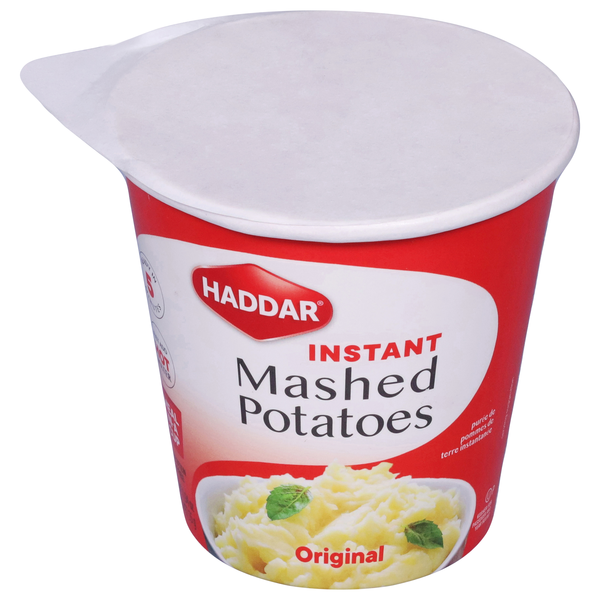 Haddar Instant Original Mashed Potatoes Cup Microwave