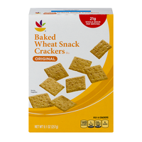 Our Brand Original Baked Whole Grain Wheat Crackers