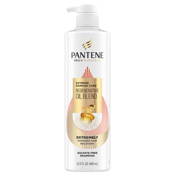 Pantene Pro-V Miracles Extreme Damage Care Regenerative Oil Blend Shampoo