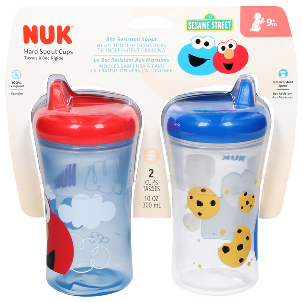 NUK Sesame Street Hard Spout Cups 10 oz 9m+