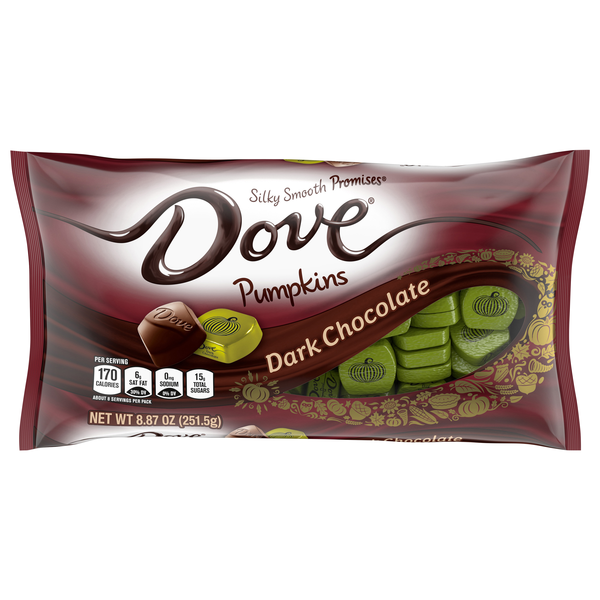 DOVE Promises Dark Chocolate Pumpkins Halloween Candy