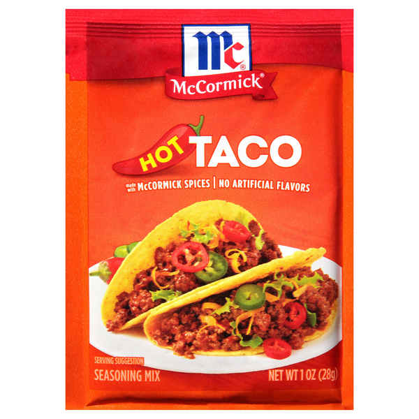 McCormick Hot Taco Seasoning Mix Packet