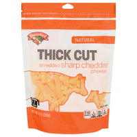 Hannaford Natural Thick Cut Shredded Sharp Cheddar Cheese