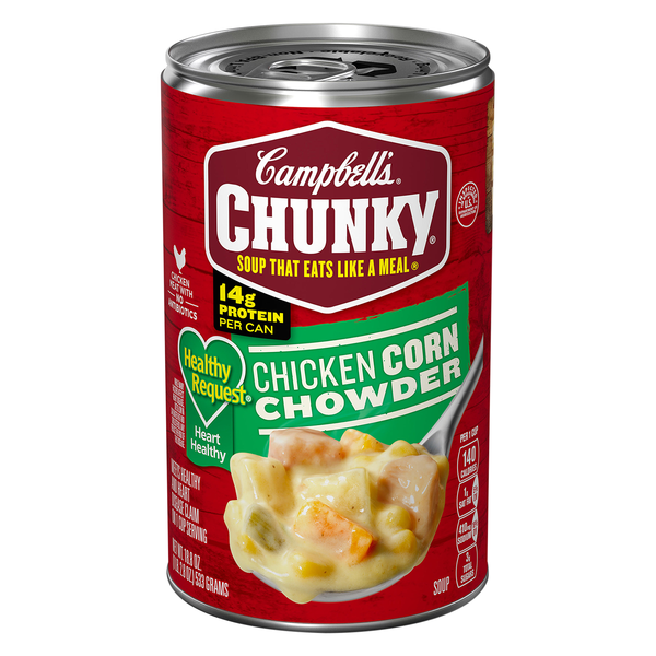 Campbell's Chunky Healthy Request Chicken Corn Chowder Soup