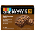 KIND Gluten Free Dark Chocolate Cocoa Protein Breakfast Bars - 6 ct