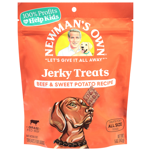 Newman's Own Beef Beef & Sweet Potato Dog Jerky Treats