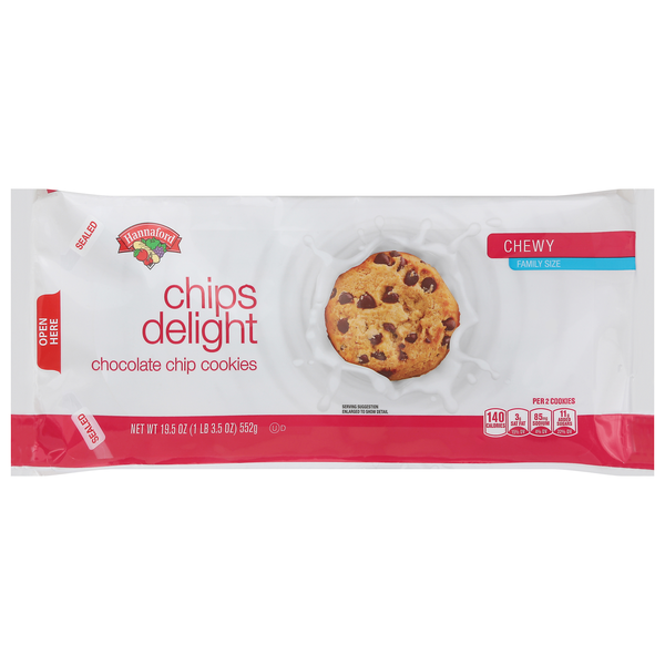 Hannaford Chips Delight Chewy Chocolate Chip Cookies