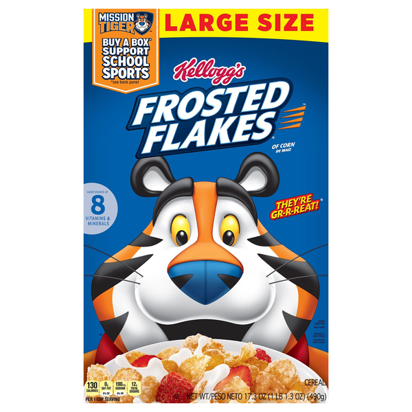 Kellogg's Frosted Flakes Cereal Large Size