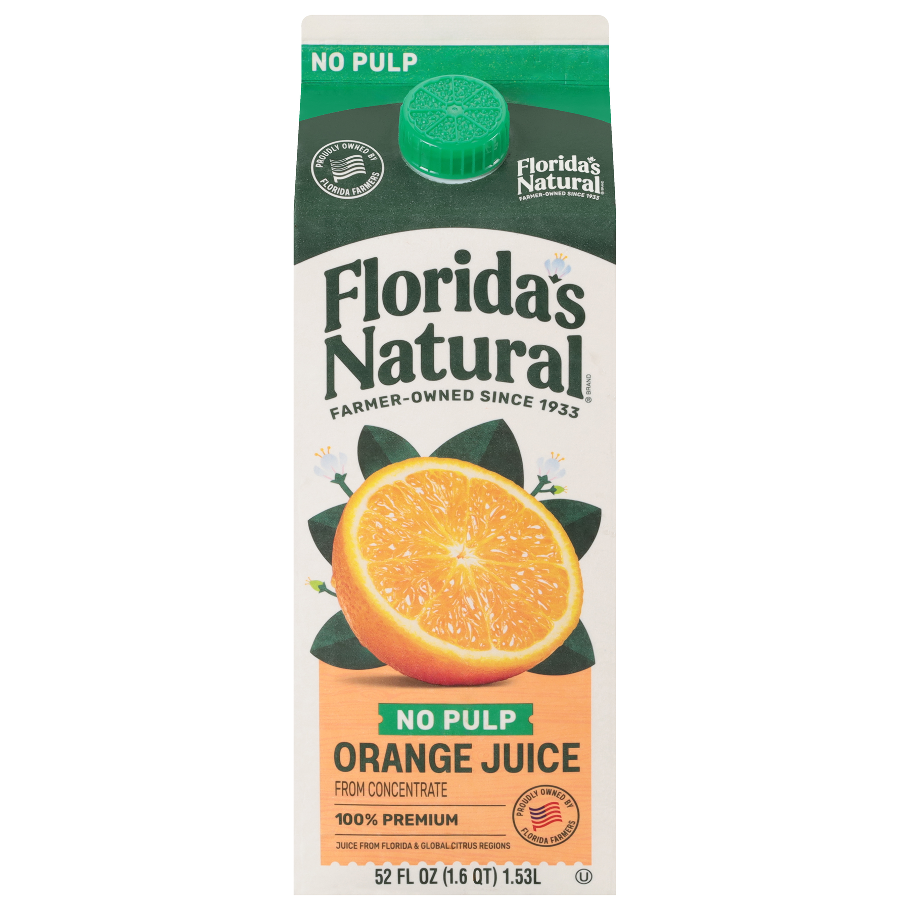 Florida's Natural Florida's Natural 100% Premium Orange Juice No Pulp