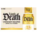 Liquid Death Zero Sugar Unsweetened Reaper Iced Tea - 6 pk