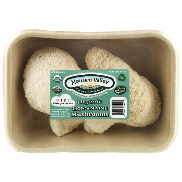 Mousam Valley Organic Lion's Mane Mushrooms