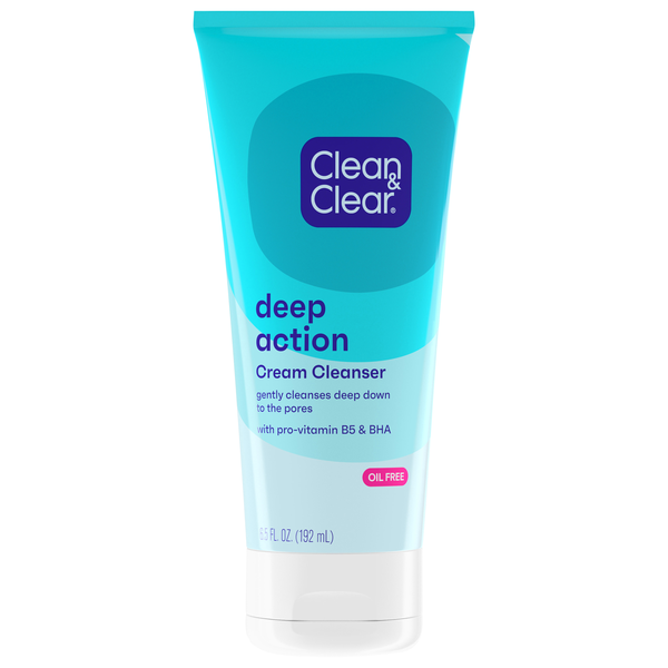 Save on Clean & Clear Oil-Free Deep Action Cream Cleanser