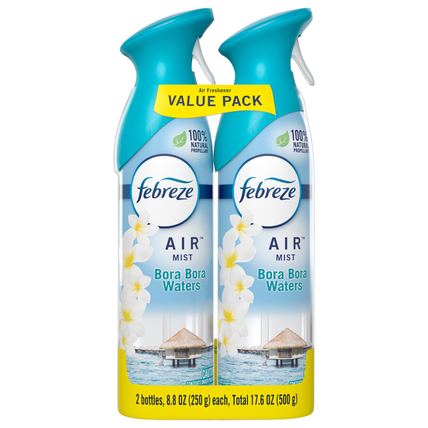Febreze AIR Mist Bora Bora Water Air Freshener Trigger Spray - 2 ct