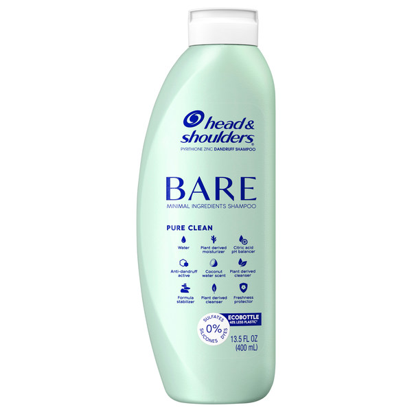 Head & Shoulders BARE Pure Clean Dandruff Shampoo