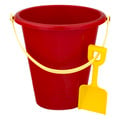 Summer Beach Pail & Shovel (Colors May Vary)