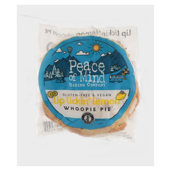 Peace Of Mind Gluten Free Vegan Lemon Whoopie Pie Single Serve