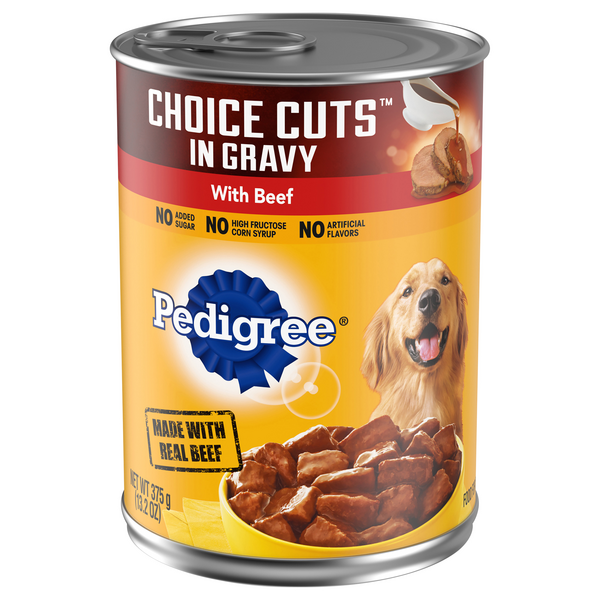 Save on Pedigree Choice Cuts In Gravy Wet Dog Food with Beef Order