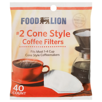 Food Lion #2 Cone Style Coffee Filters
