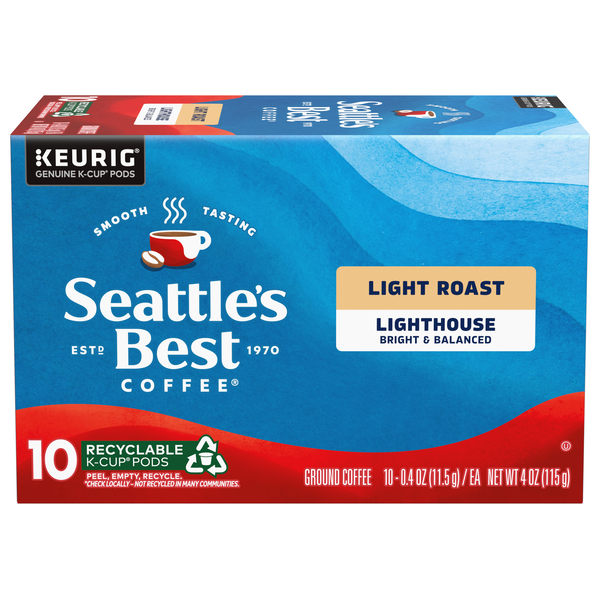 Seattle's Best Coffee Lighthouse Light Roast Coffee K-Cup Pods