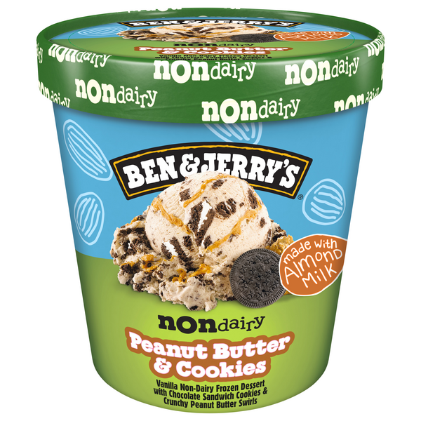 Ben & Jerry's Non-Dairy Vegan Peanut Butter & Cookies Frozen Dessert