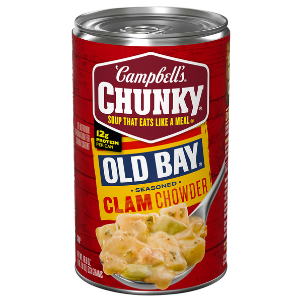 Campbell's Chunky Old Bay Seasoned Clam Chowder Soup