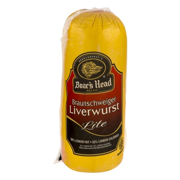 Save on Boar's Head Deli Liverwurst Lite (Thin Sliced) Order Online