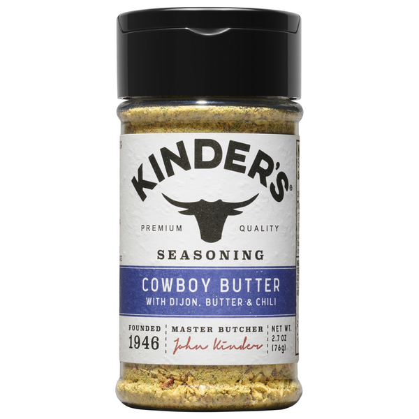 Kinder's Cowboy Butter with Dijon Butter & Chili Seasoning