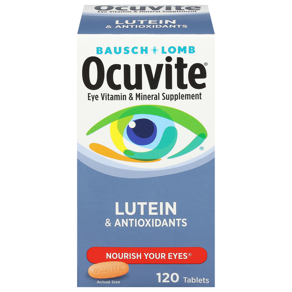 Bausch + Lomb Ocuvite Eye Vitamin & Mineral Supplement