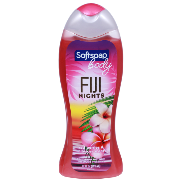 Softsoap Body Fiji Nights Red Berries & Hibiscus Body Wash
