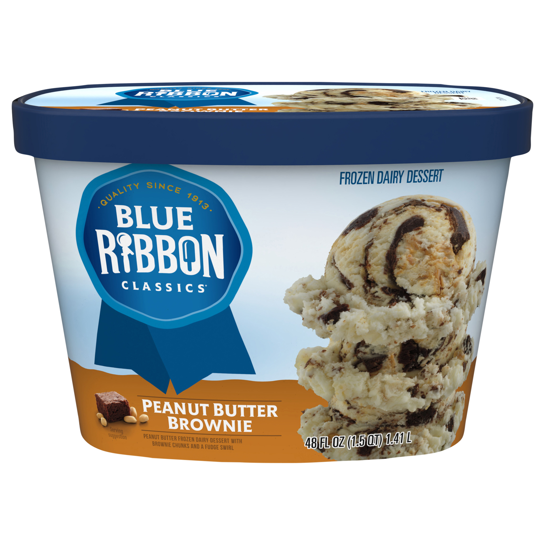 Blue Ribbon Classics Blue Ribbon Classics Peanut Butter Brownie Frozen Dairy Dessert