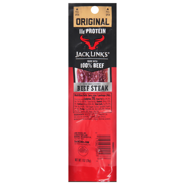 Jack Link's Original 11g Protein Beef Steak Strip