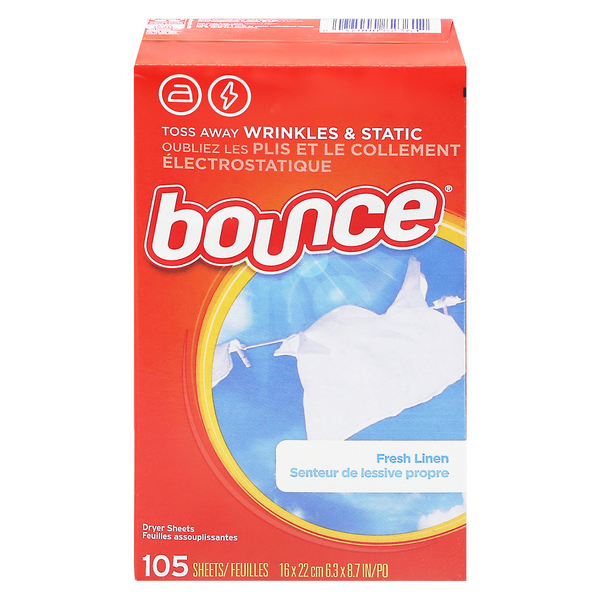 Bounce Fresh Linen Scented Dryer Sheets