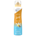 Secret Vanilla + Argan Oil Antiperspirant Deodorant Weightless Dry Spray