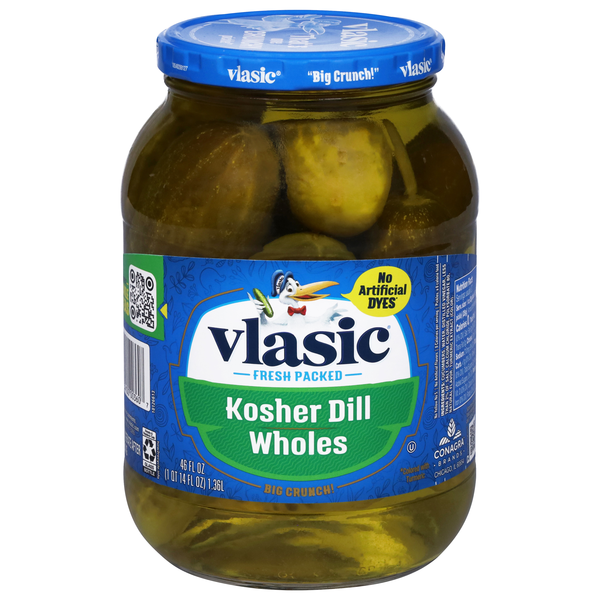 Vlasic Whole Kosher Dill Pickles