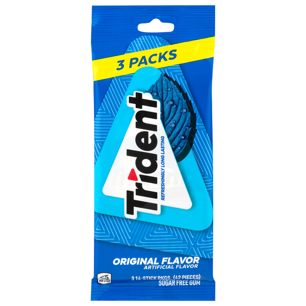 Trident Original Flavor Gum - 3 pk