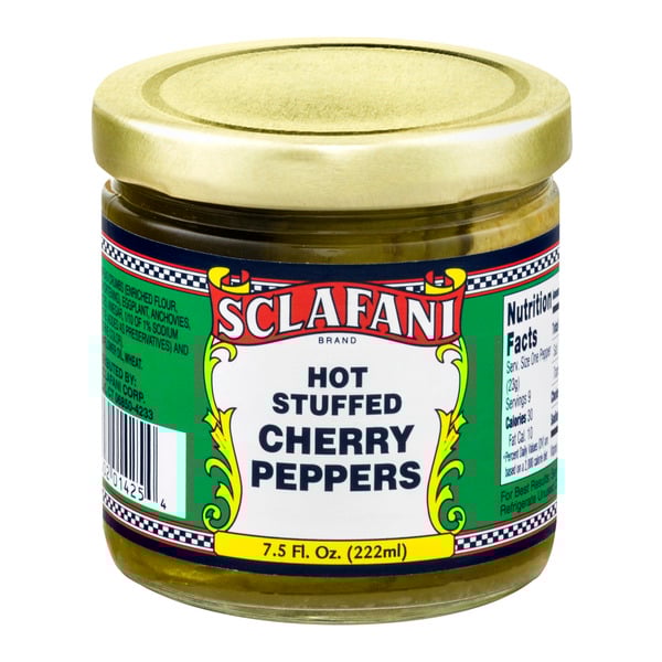 Sclafani Stuffed Hot Cherry Peppers