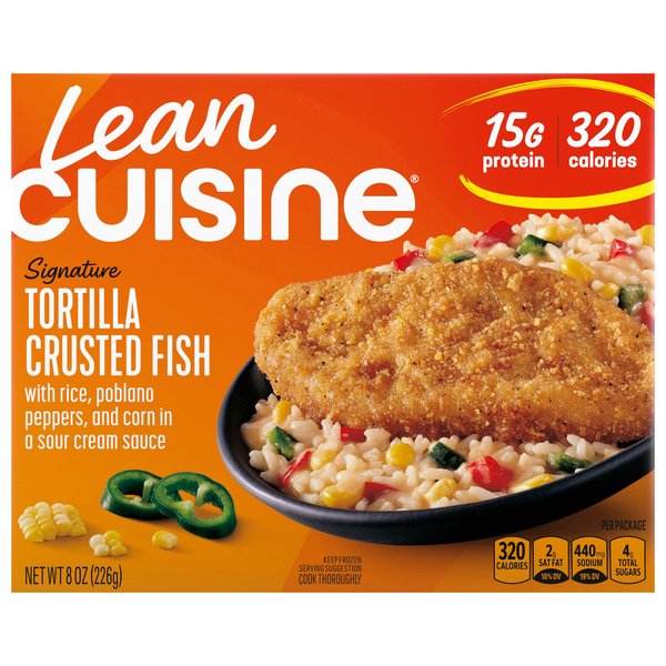 Lean Cuisine Signature Tortilla Crusted Fish 15g Protein Frozen Meal