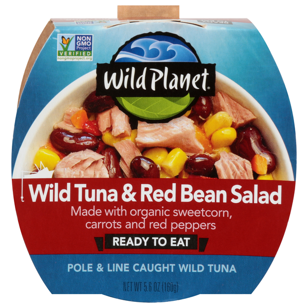 Wild Planet Sustainably Caught Wild Tuna & Red Bean Salad Ready To Eat Kit