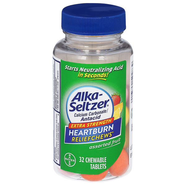 Alka-Seltzer Heartburn ReliefChews Assorted Fruit Tablets Extra Strength